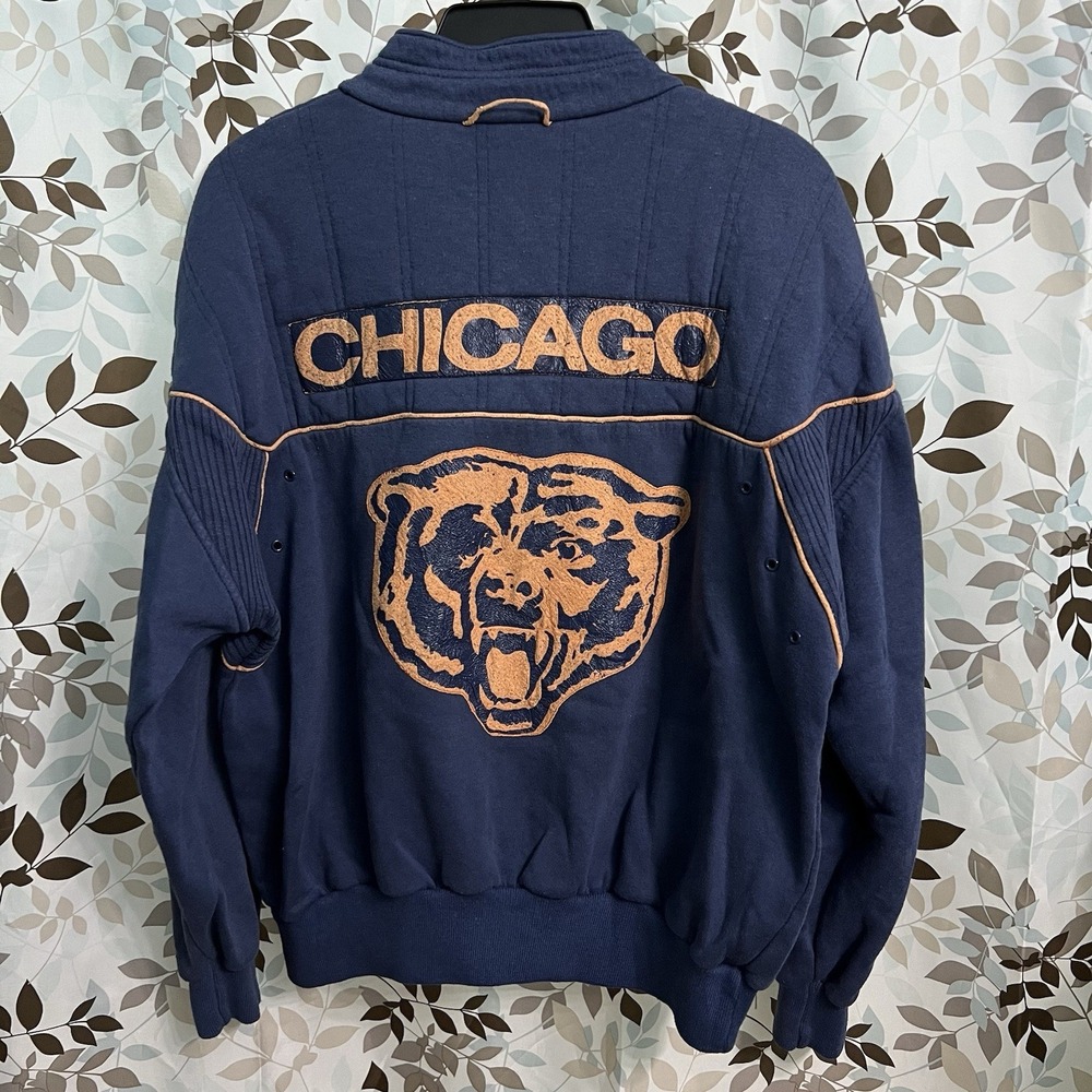 Vintage Nike Chicago Bears Pullover Sweater S/M 80s 90s Vtg NFL Football